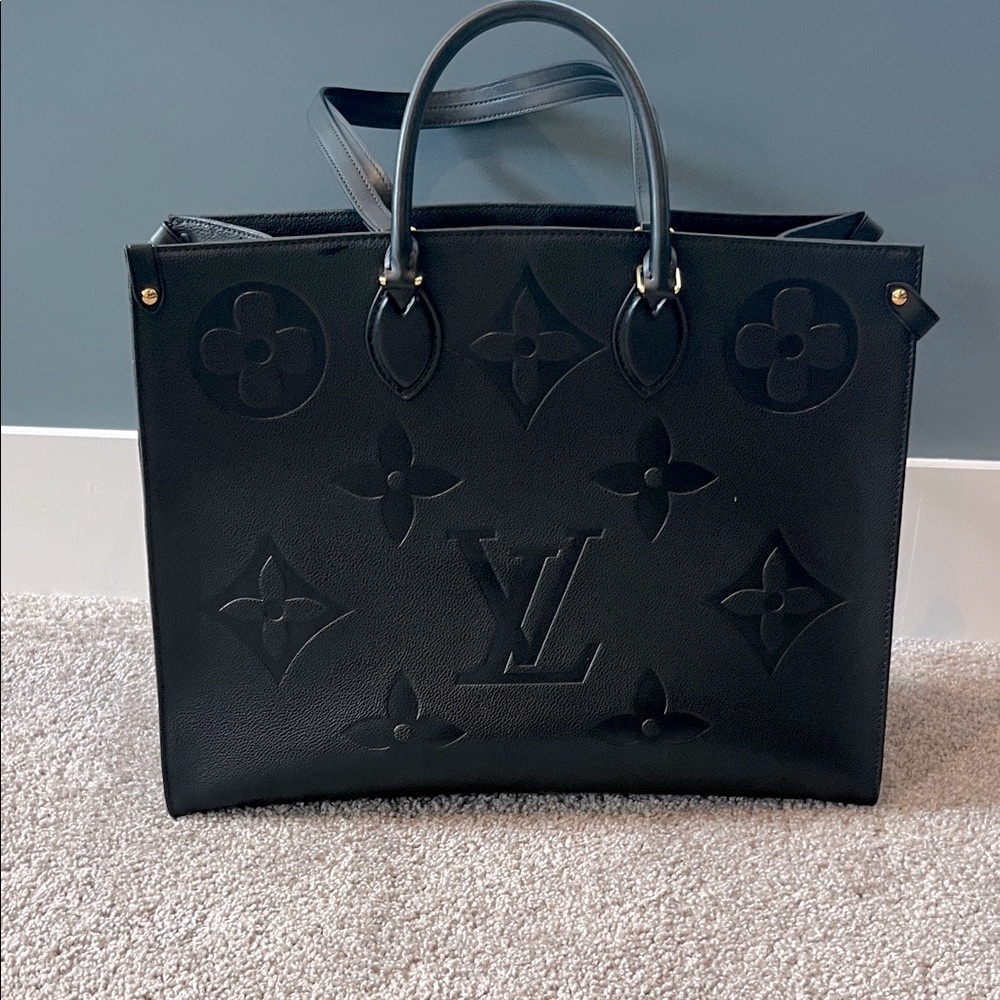LV black tote - excellent condition